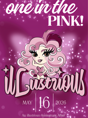 Pink Black Glow in the Dark Club Party Poster